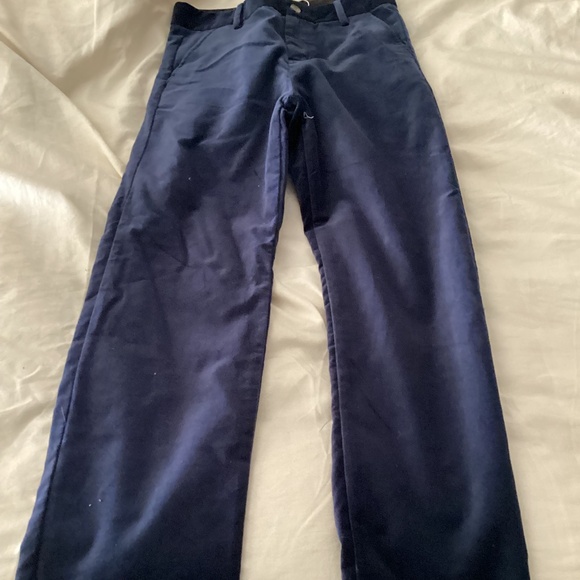 Janie and Jack new with tags size 14 navy blue velvet lined dress pants - Picture 1 of 11